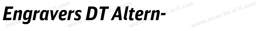 Engravers DT Altern字体转换